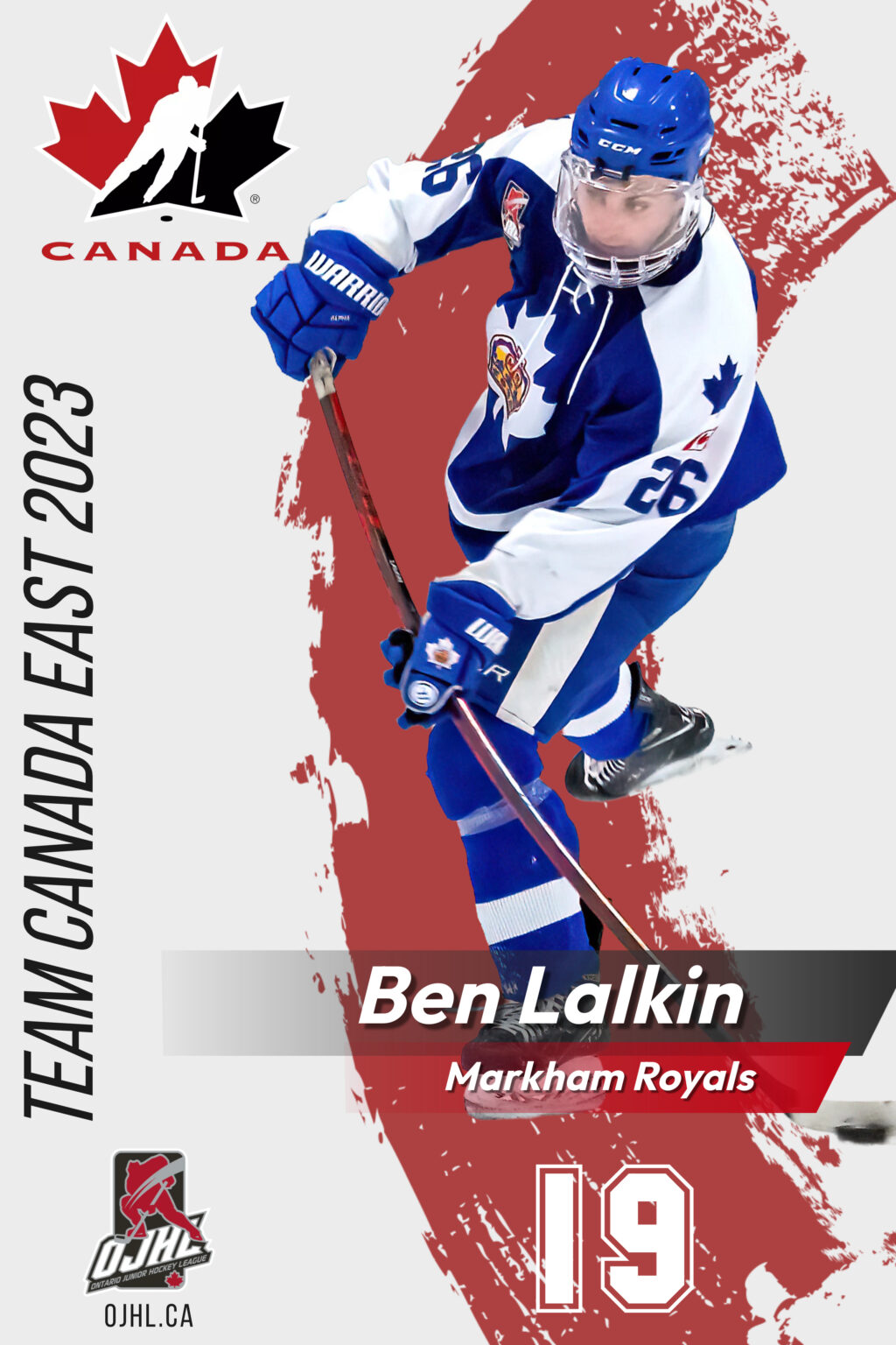LALKIN NAMED TO TEAM CANADA EAST FOR WORLD JR A CHALLENGE | Markham Royals