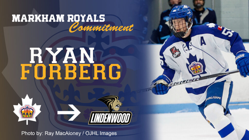 COMMITMENT ALERT – RYAN FORBERG | Markham Royals